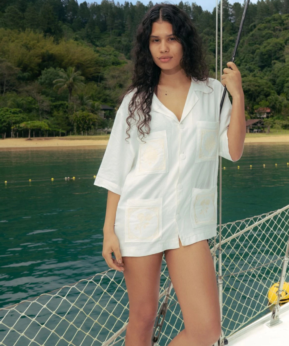 Camisa Linho Sopro Sagrado Coração