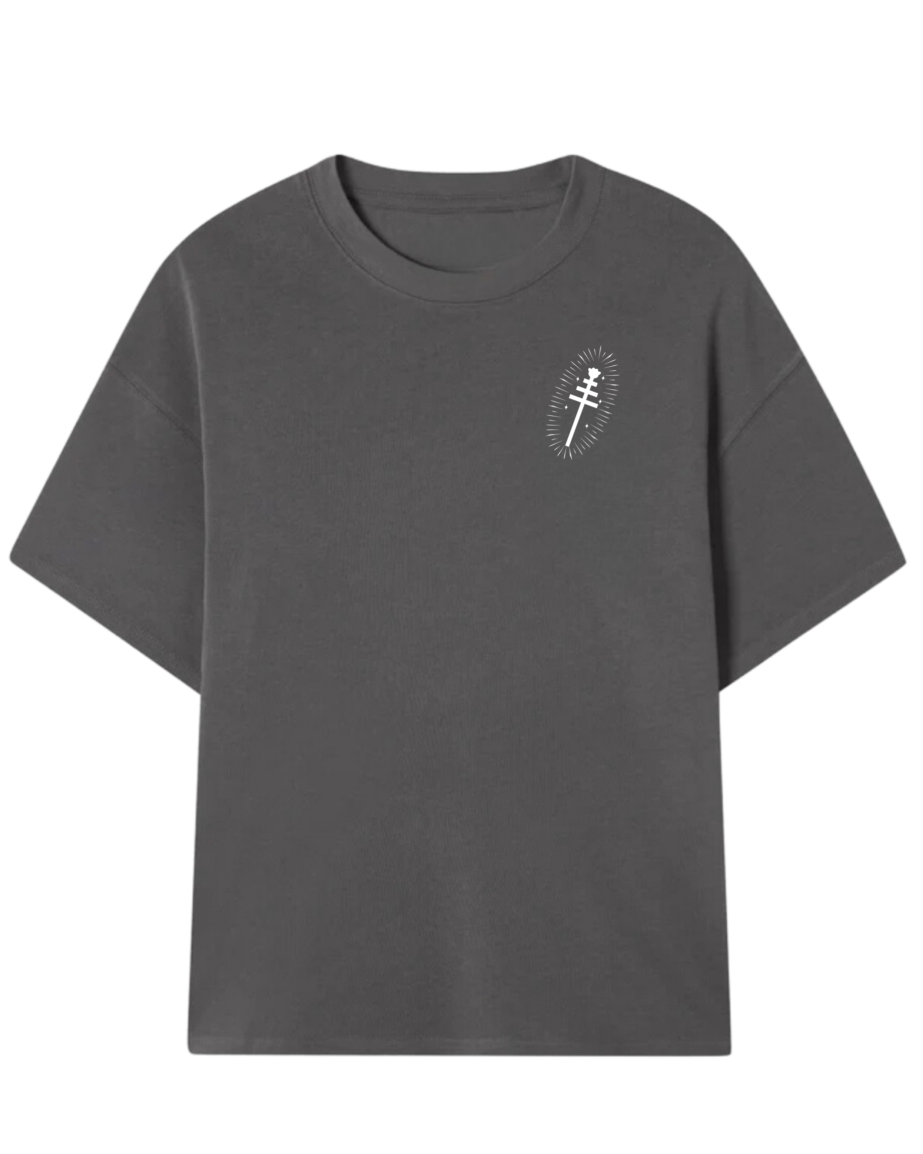 Camiseta Jours de Pluie The Seer Tee Grey Cinza costas