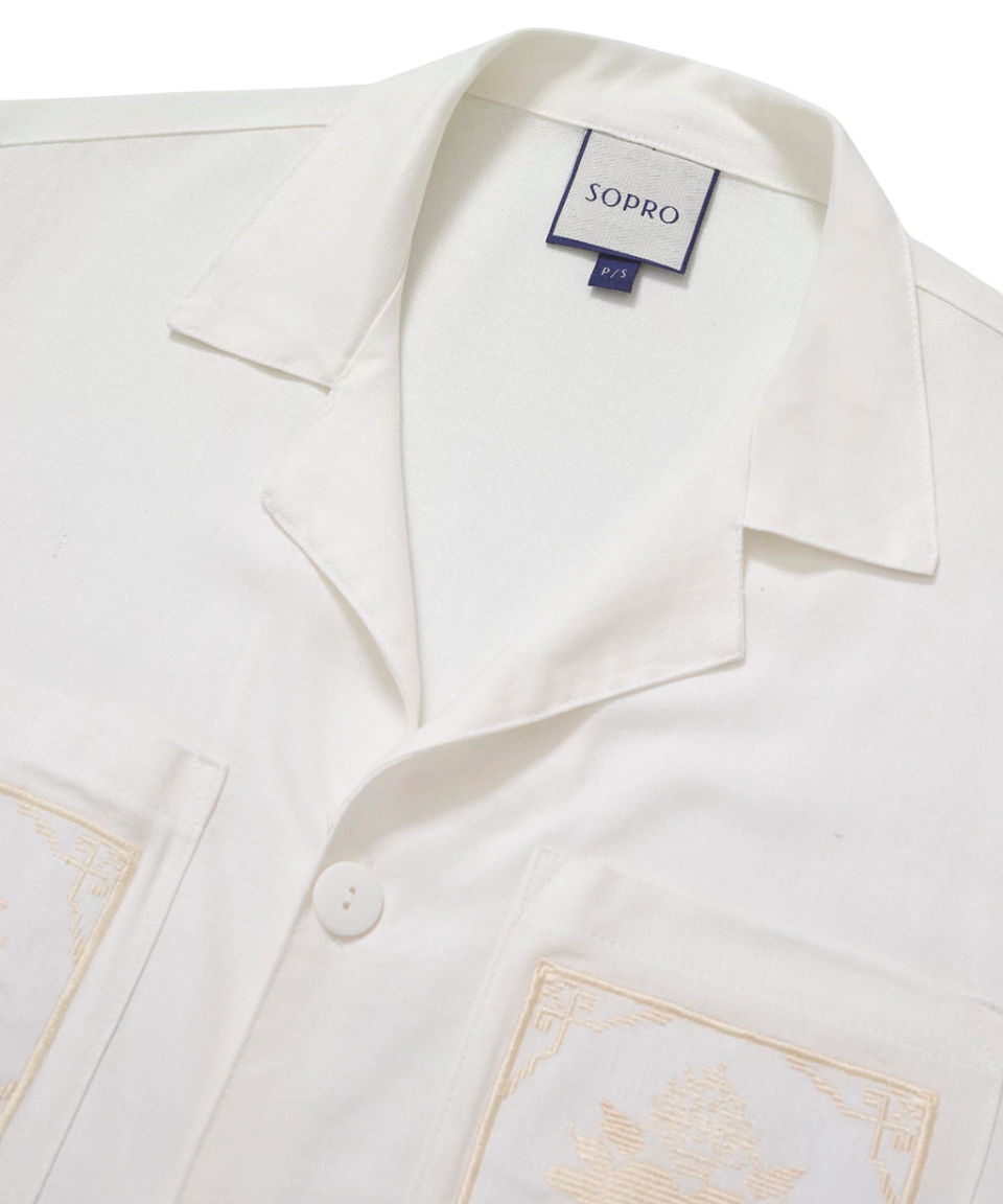 Camisa Linho Sopro Sagrado Coração