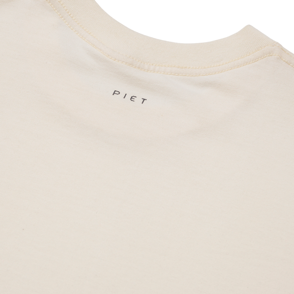 Camiseta Regular Piet Stamped Logo Branco