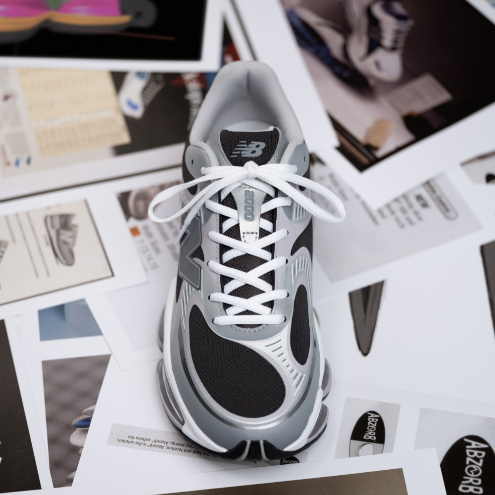 Tênis New Balance 2000 Unissex Cinza Branco