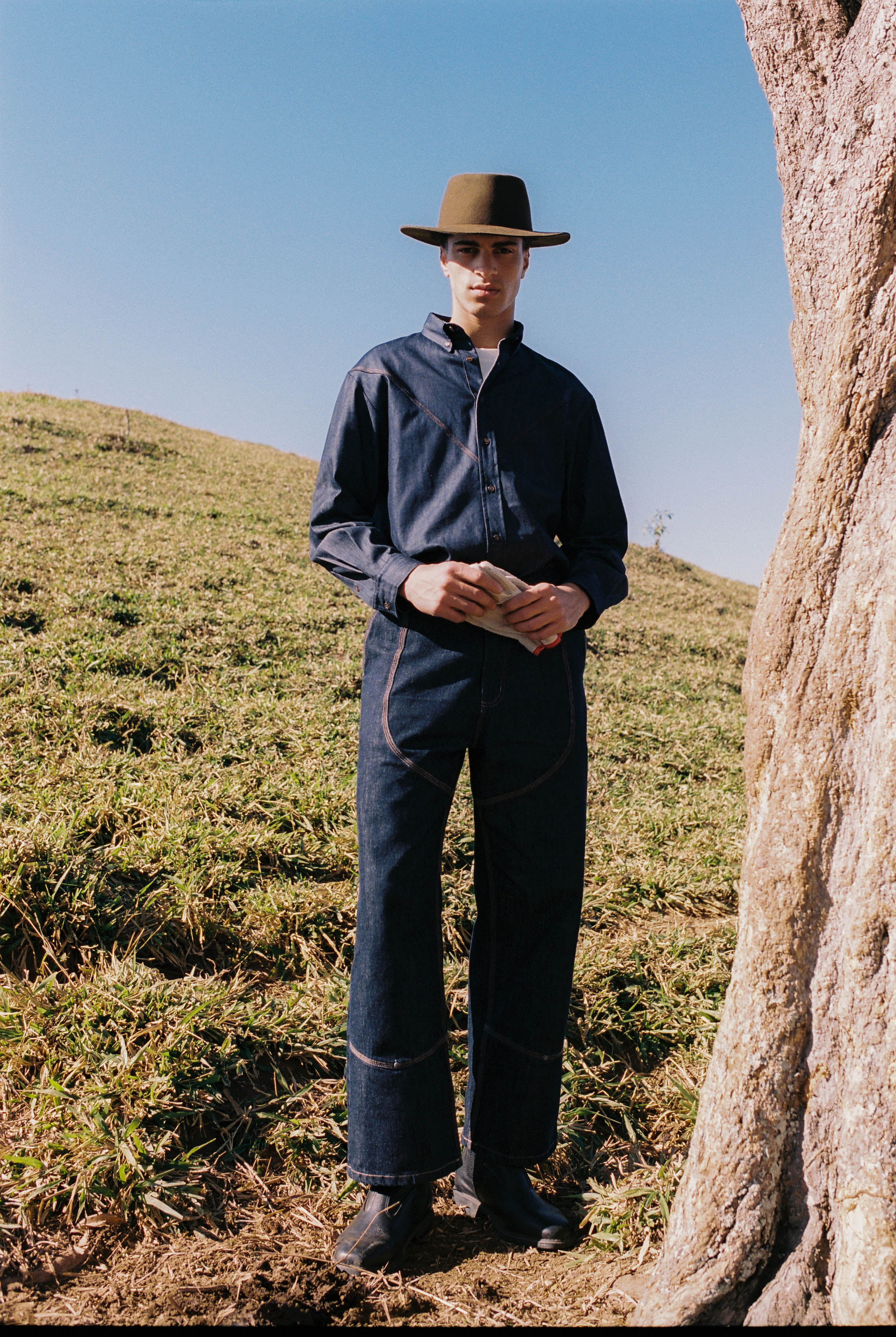 Camisa Carnan Raw Denim