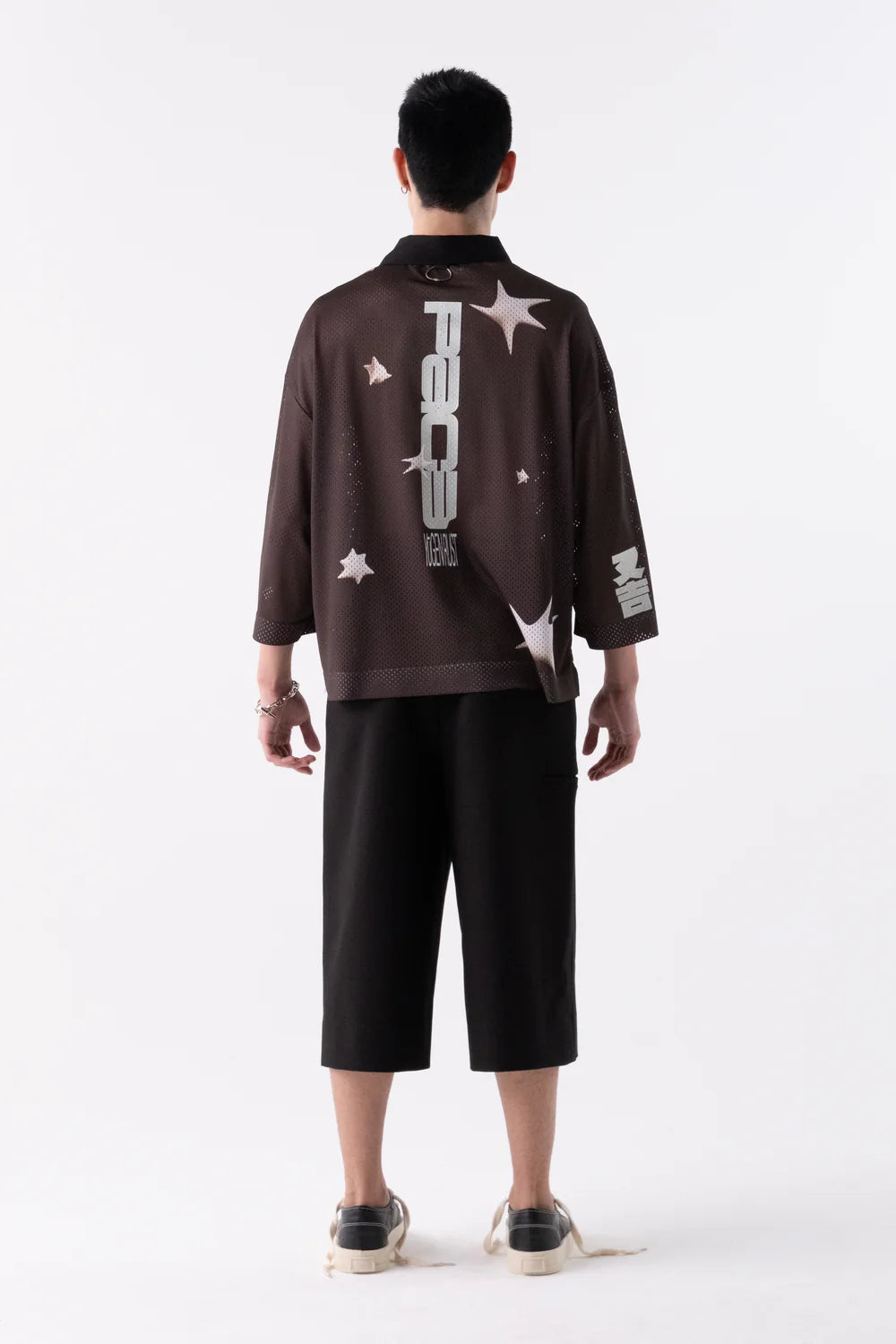 Camiseta Jersey Pace Tie Meshi Hoshizuna Preta