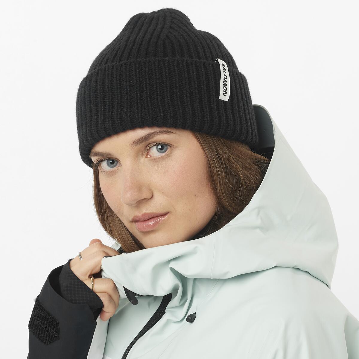 Gorro Salomon Snowbird Deep Preto