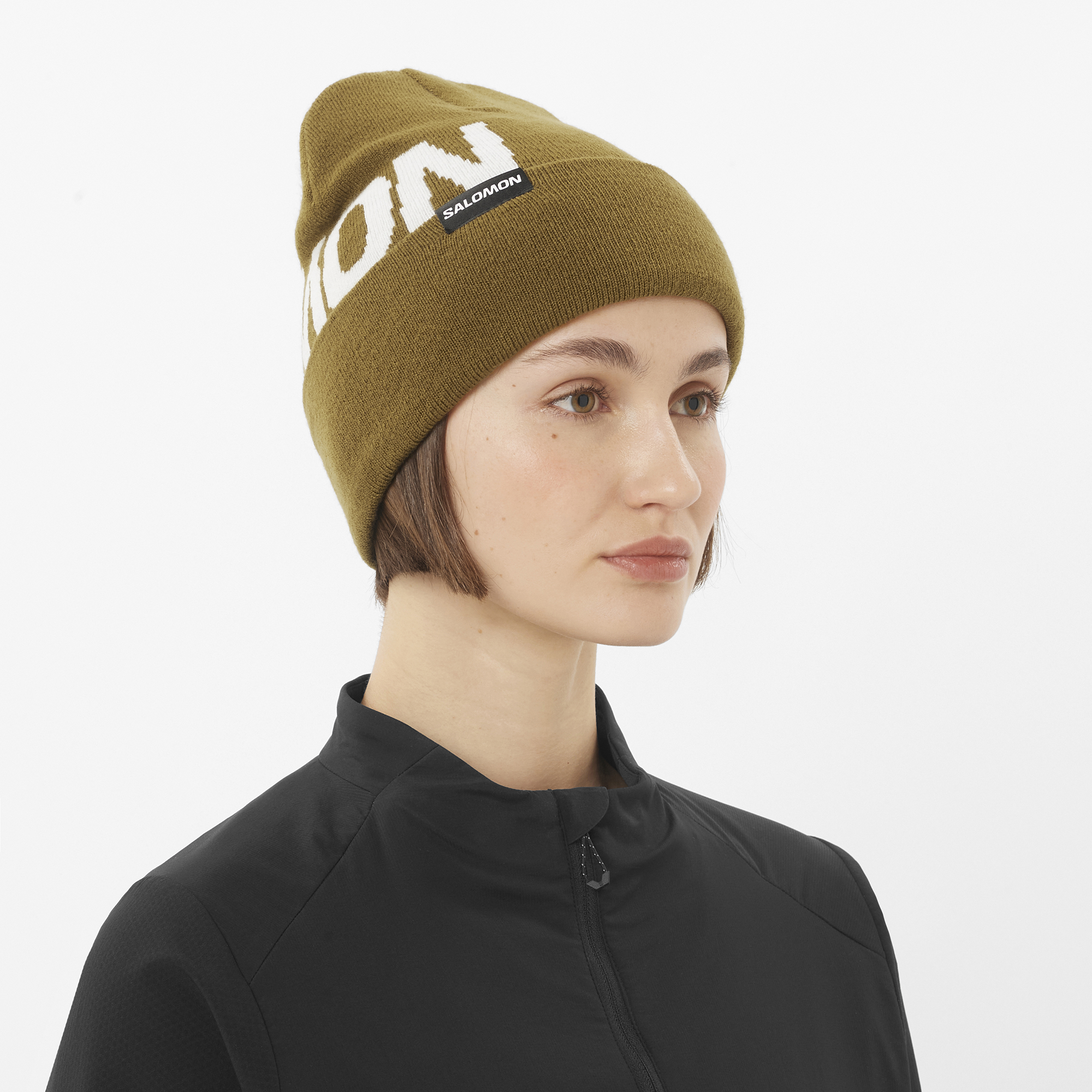 Gorro Salomon Hermitage Brilliant Olive