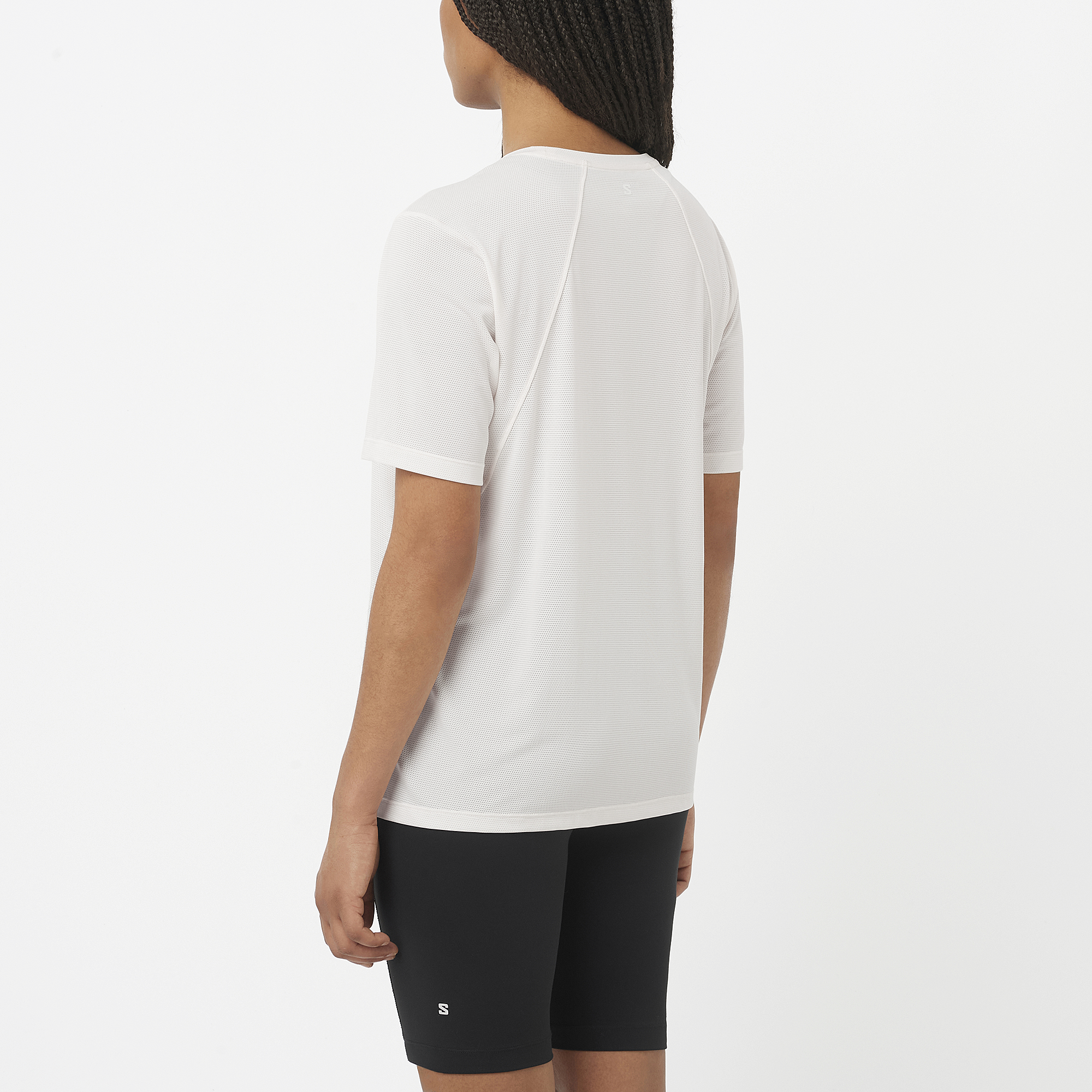 Camiseta Salomon SHKout Core SS Feminina Whisper White