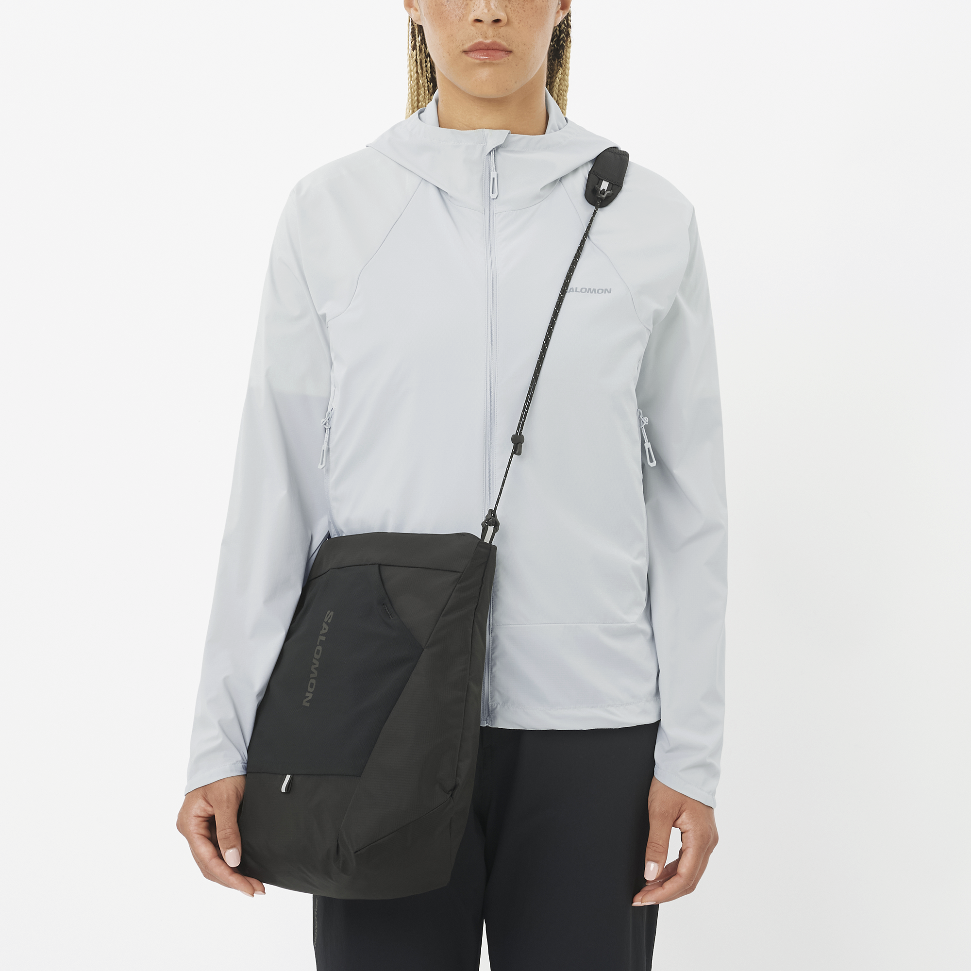 Jaqueta Salomon Outwind Feminina Pearl Azul Claro