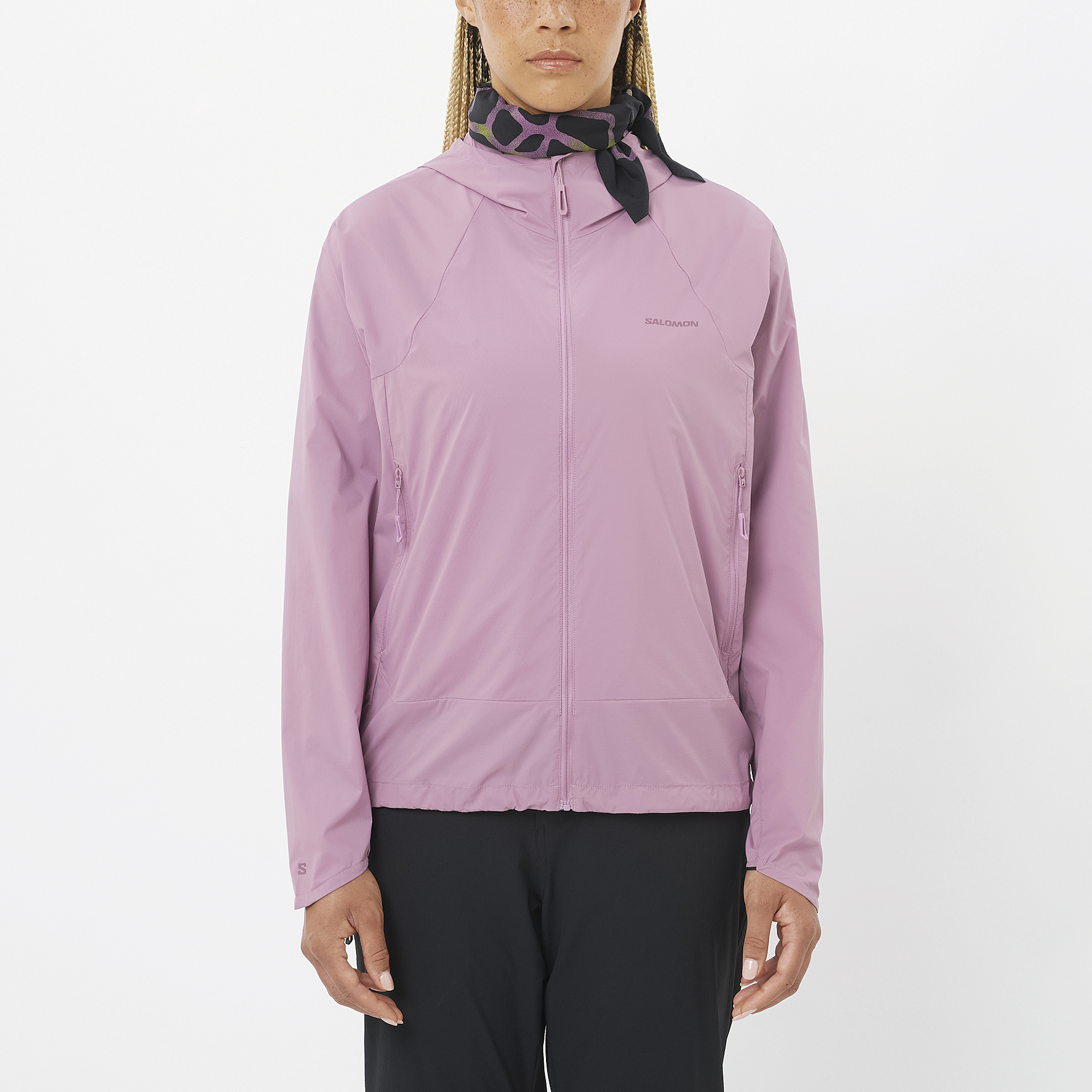 Jaqueta Salomon Outwind Feminina Valerian Lilás