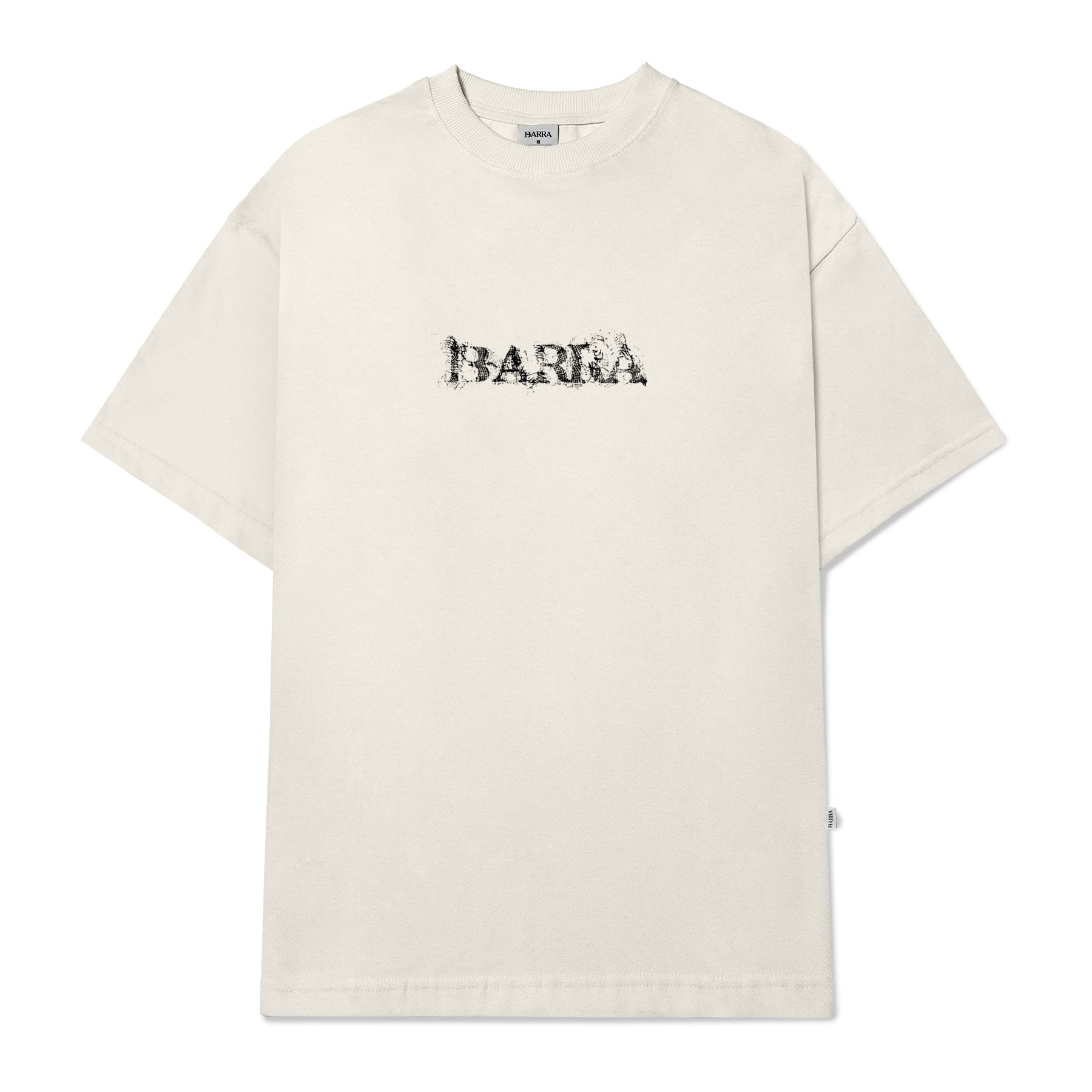 Camiseta Barra Crew Logo Remix Off White