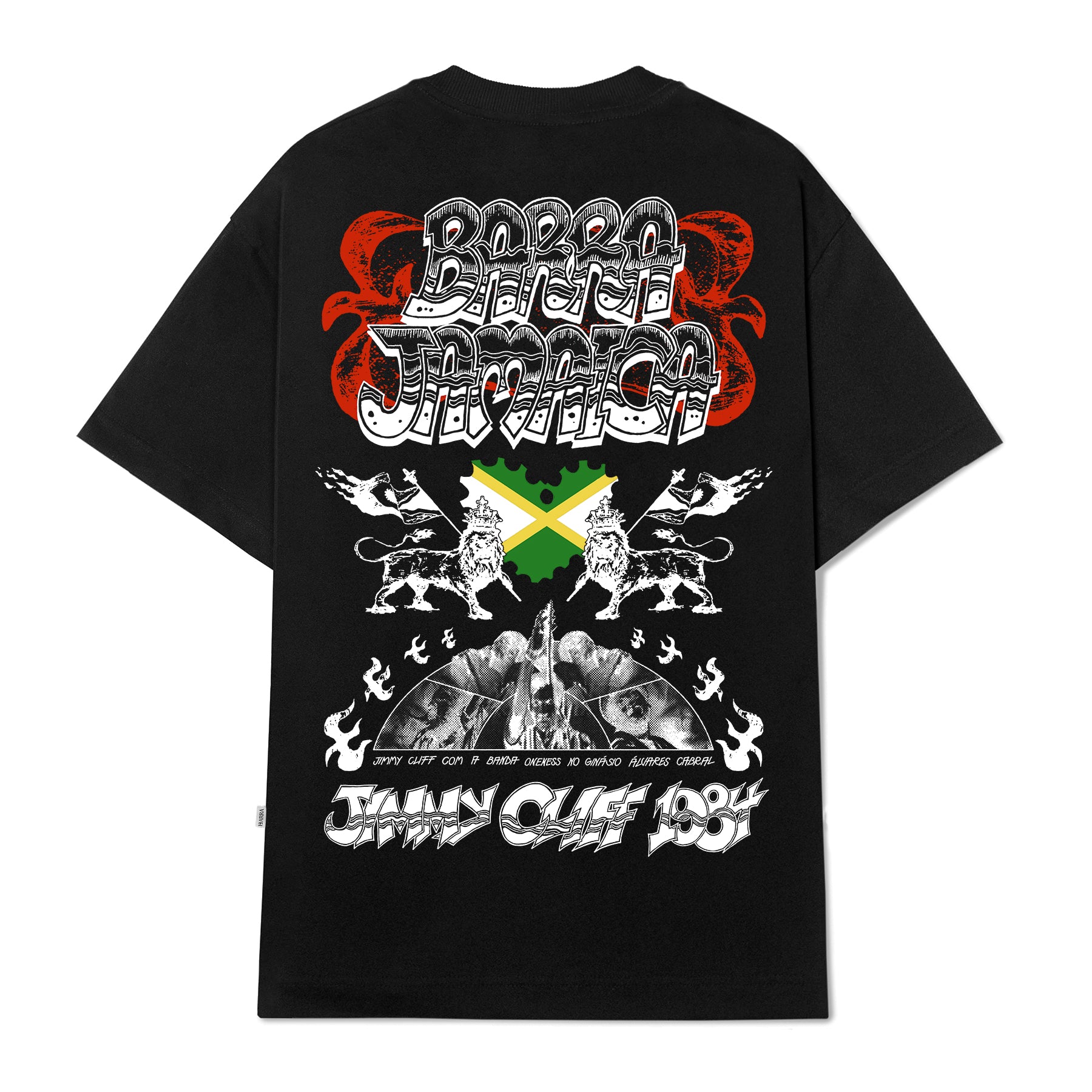 Camisa Barra Crew X Jamaica Preta