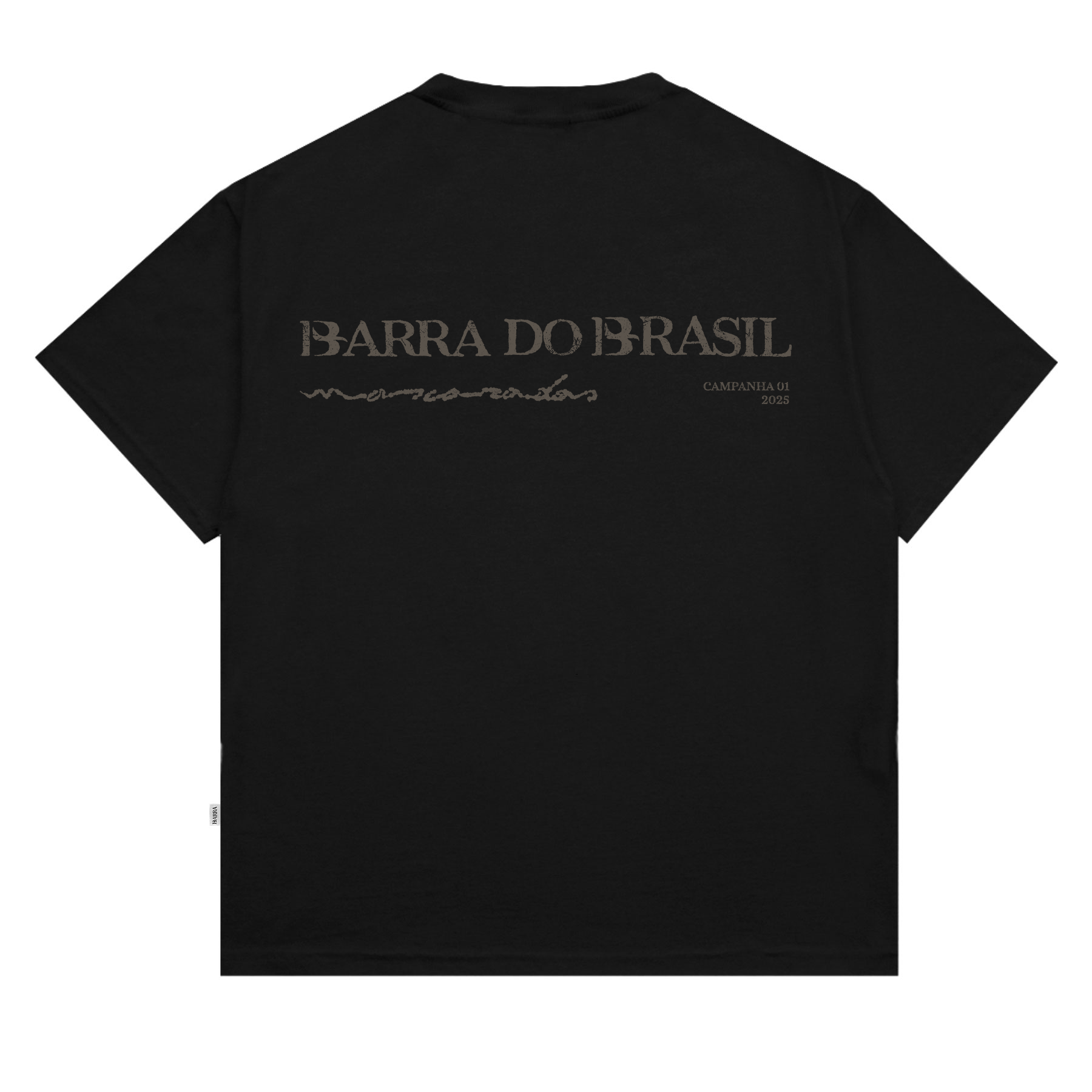 Camiseta Barra Crew Mascarados Preta