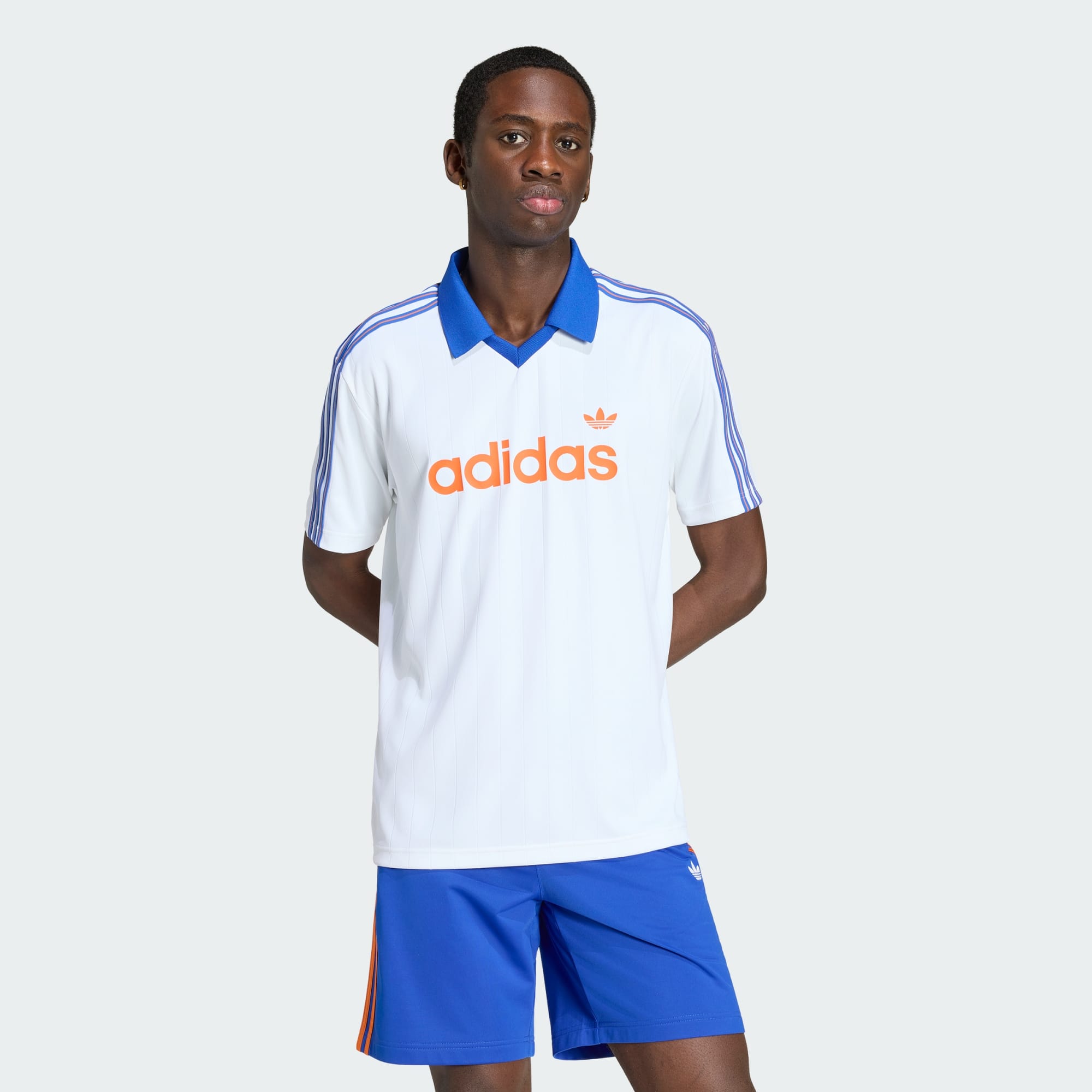 Camiseta Polo Adidas Drop Needle Branca