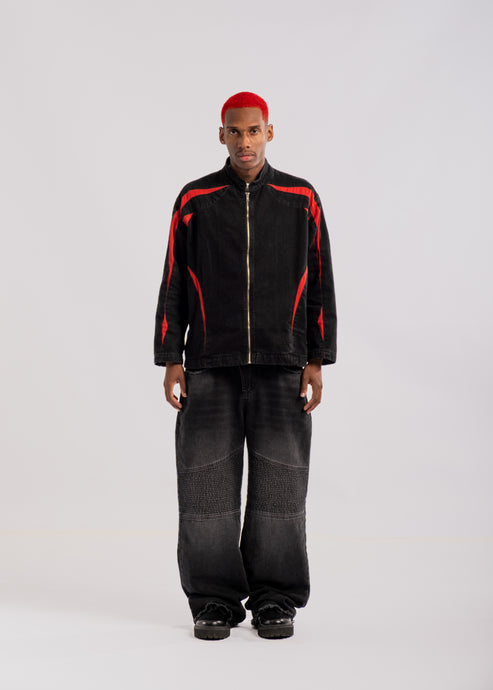 Jaqueta Ciena Racer Denim