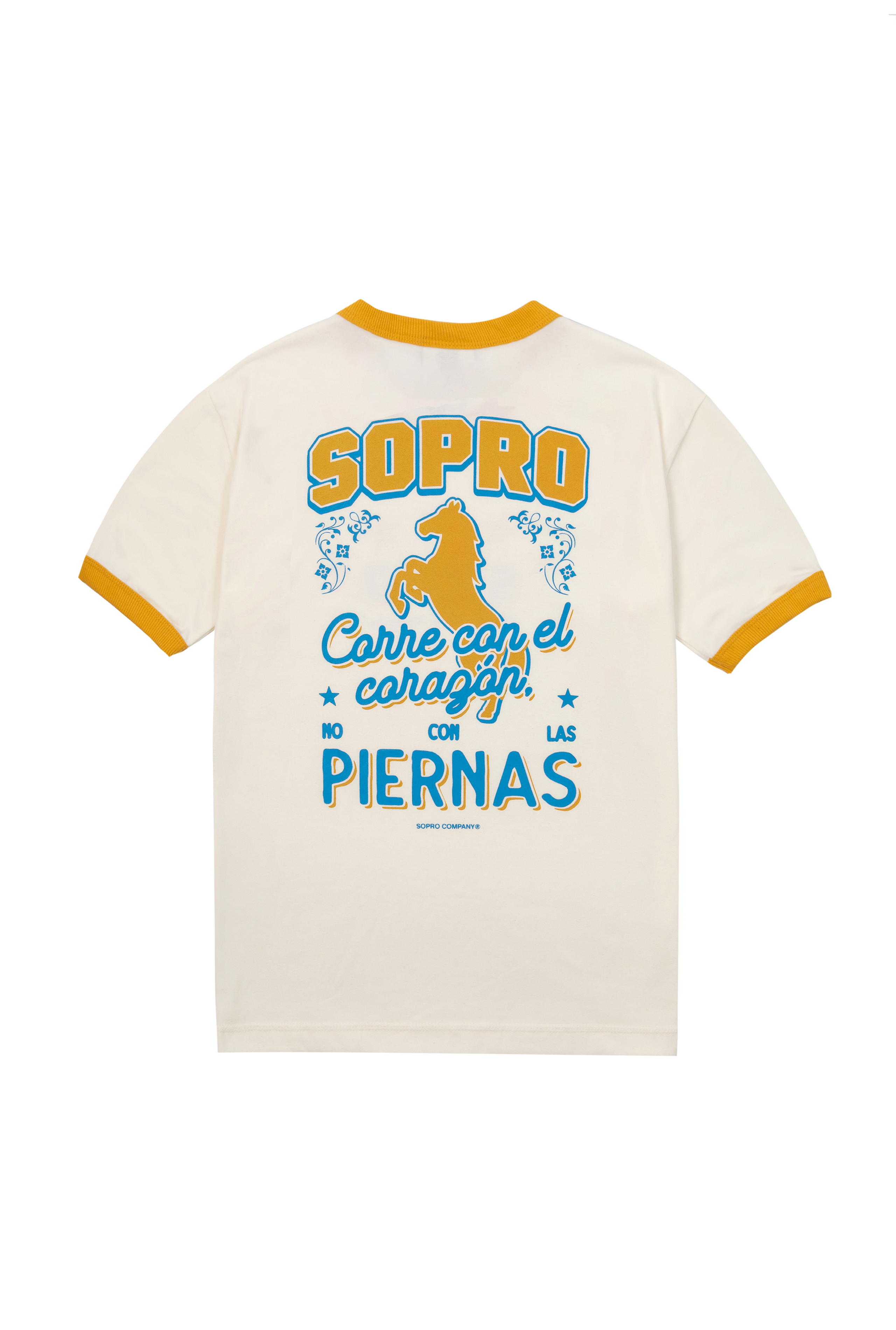 Camiseta Slim Sopro Forza Interior Amarela