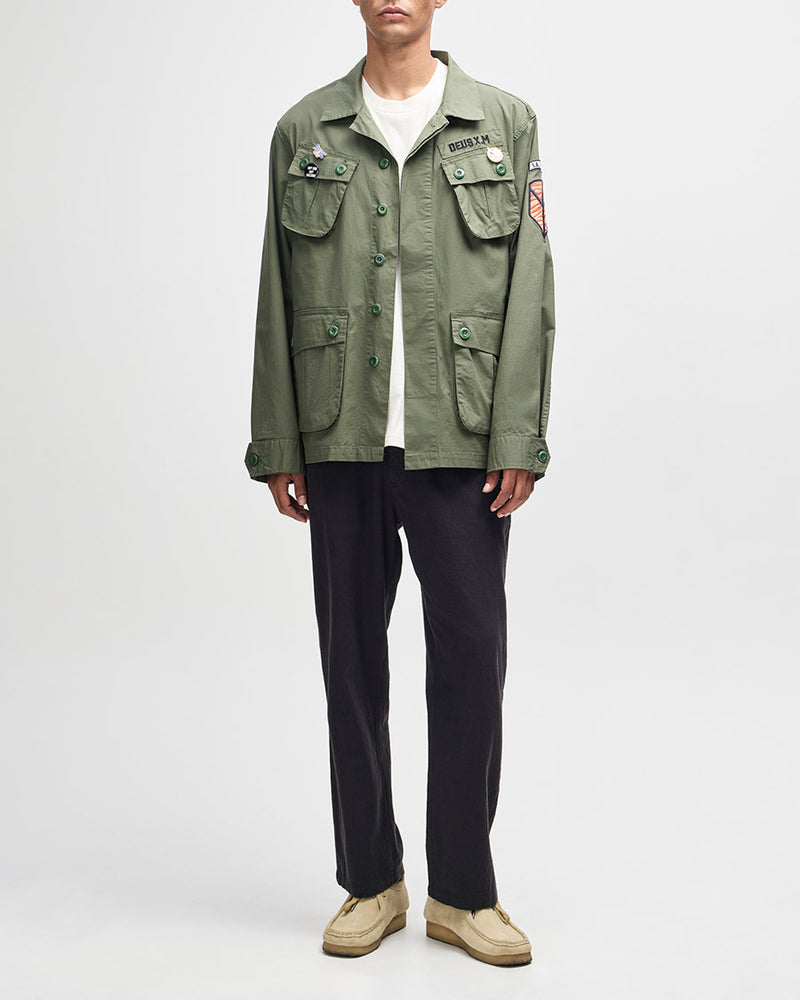 Camisa Deus Overshirt Power Verde Militar