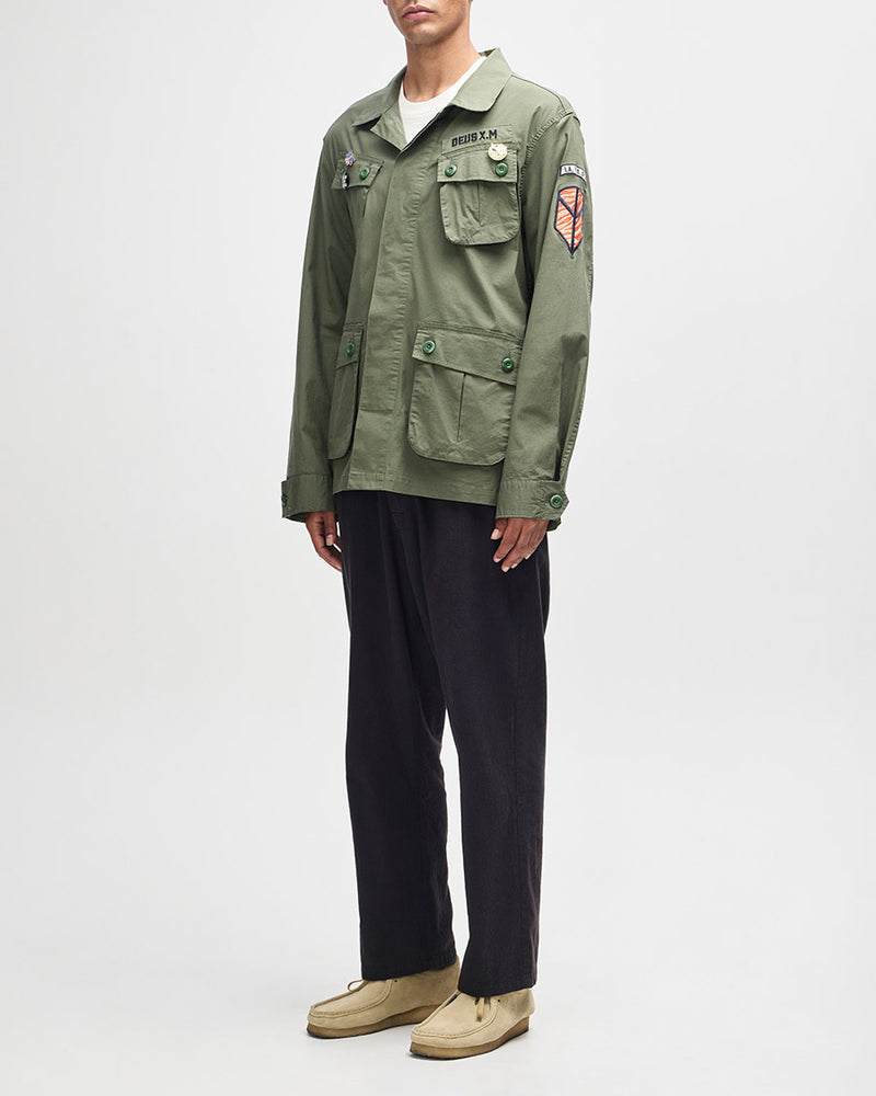 Camisa Deus Overshirt Power Verde Militar