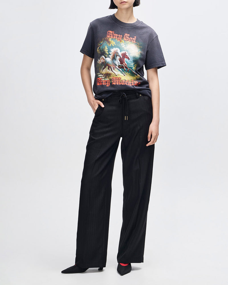 Camiseta Deus Ex Machina Horseplay Chumbo