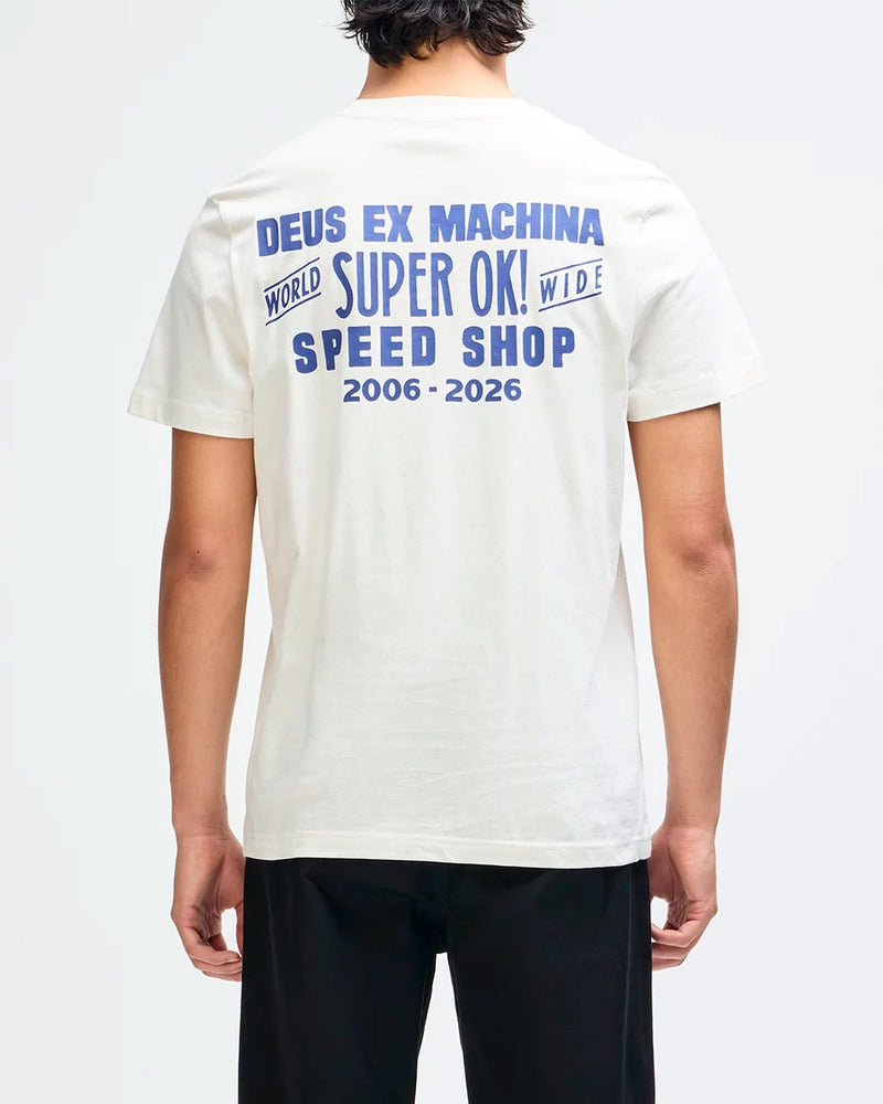 Camiseta Deus Ex Machina Mudflap Branca