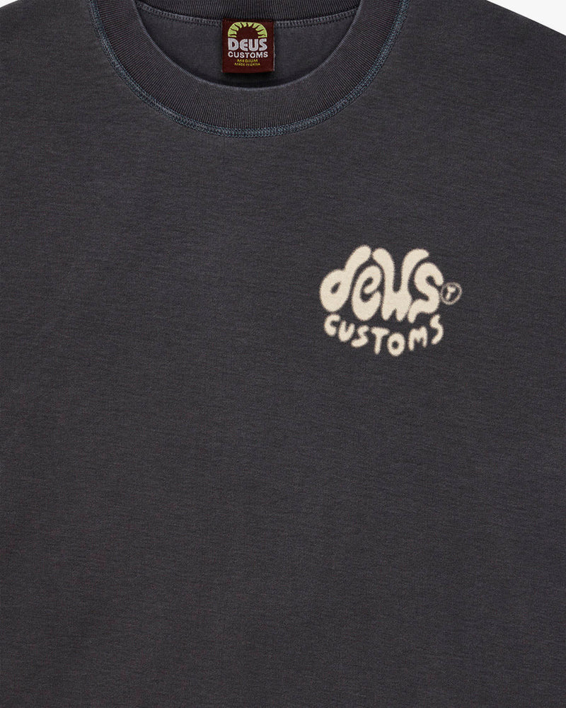 Camiseta Deus Ex Machina Debris Reverse Chumbo