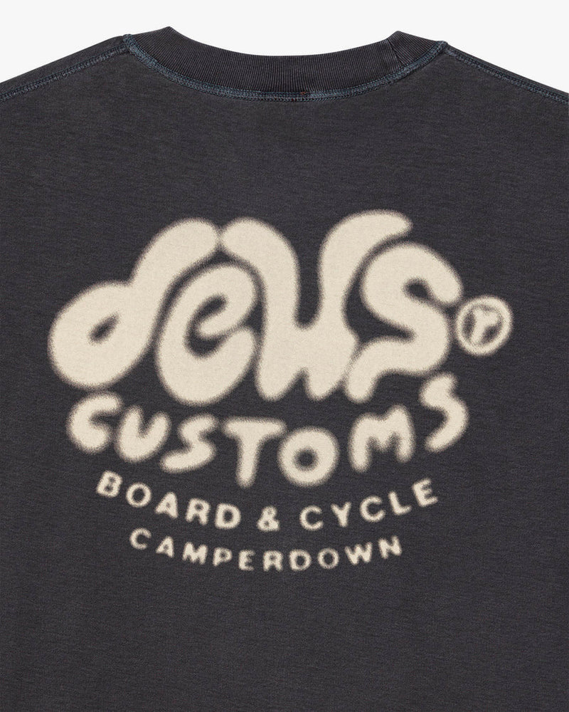 Camiseta Deus Ex Machina Debris Reverse Chumbo