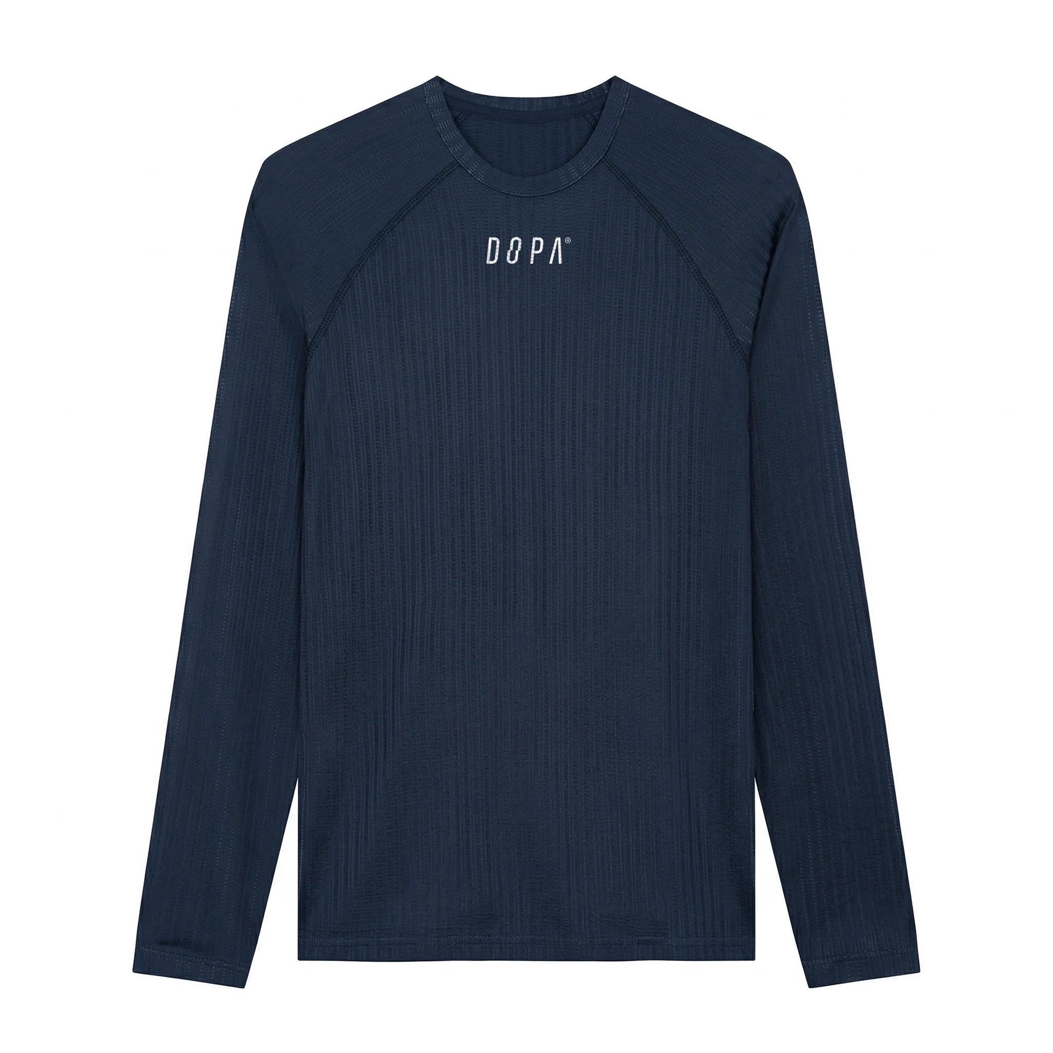 Camiseta Dopa Manga Comprida Race Azul Marinho
