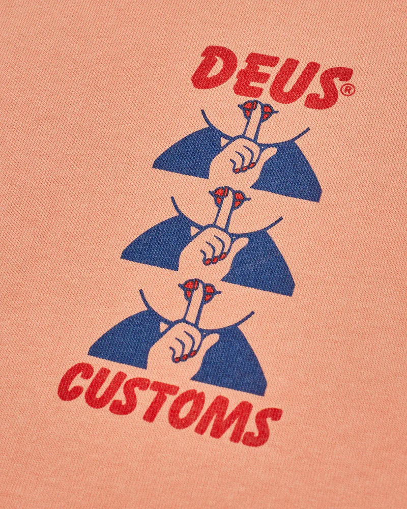 Camiseta Deus Ex Machina Posy Coral