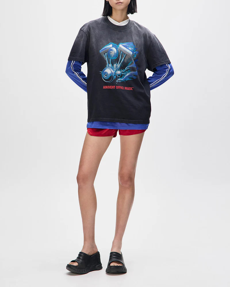 Camiseta Deus Ex Machina Productive Chumbo