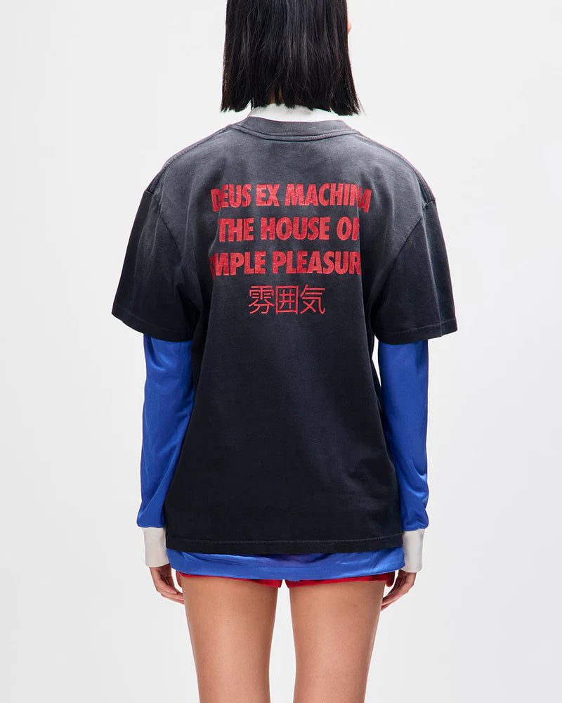 Camiseta Deus Ex Machina Productive Chumbo