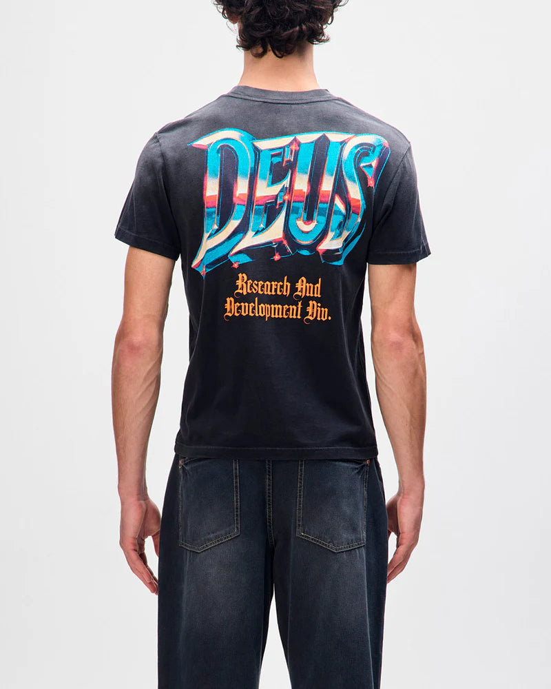 Camiseta Deus Ex Machina R&D Chumbo