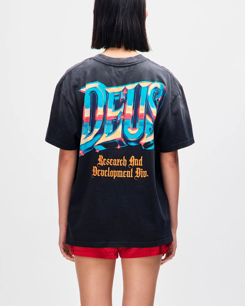Camiseta Deus Ex Machina R&D Chumbo
