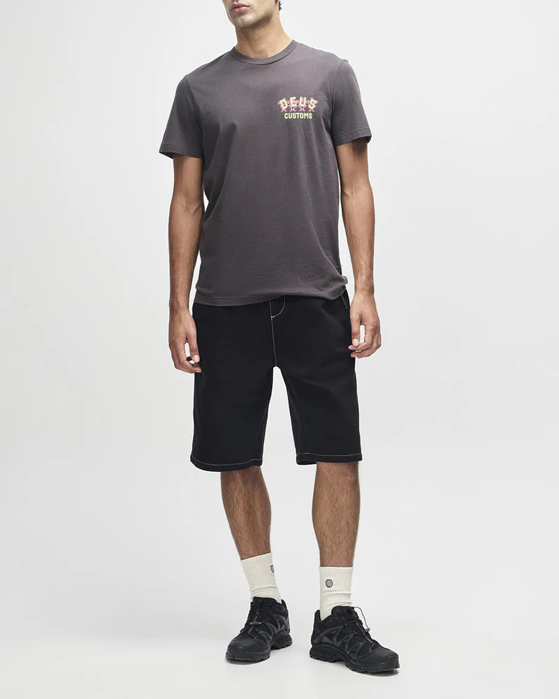 Camiseta Deus Ex Machina Fancy Pansy Chumbo