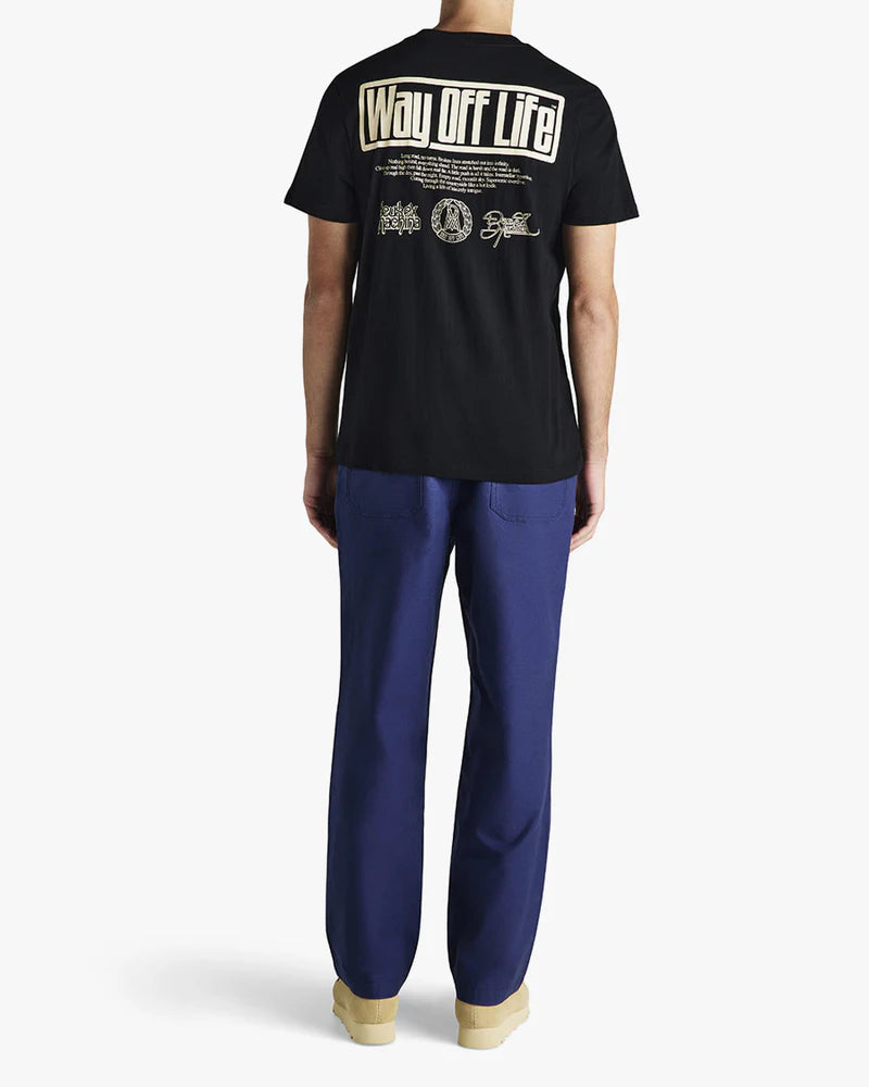 Camiseta Deus Ex Machina Hyperdrive Preta