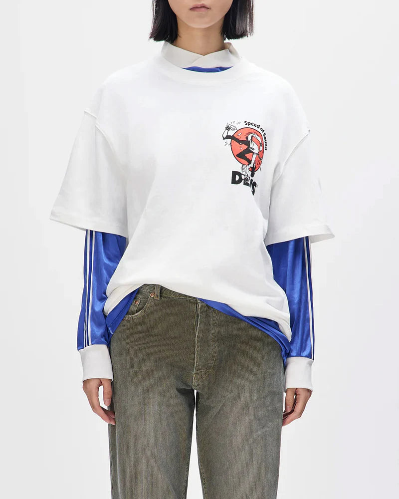 Camiseta Deus Oversized Roughneck Off White
