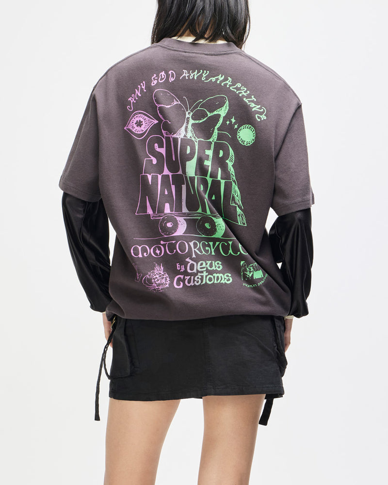 Camiseta Deus Ex Machina Temple Torque Cinza