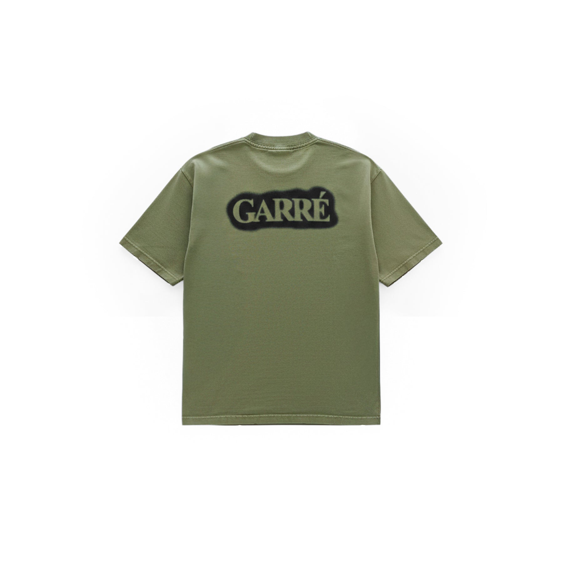 Camiseta Garré Disruptive Logo Militar Verde