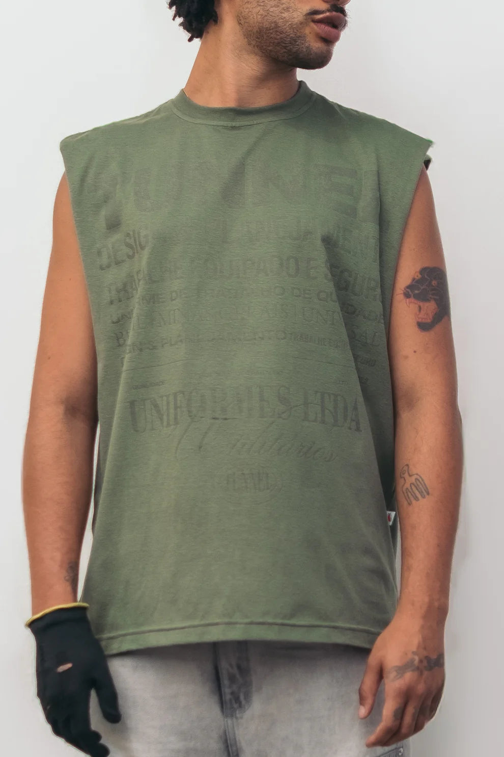 Regata Tunnel Oversized Monocromática Institucional Verde