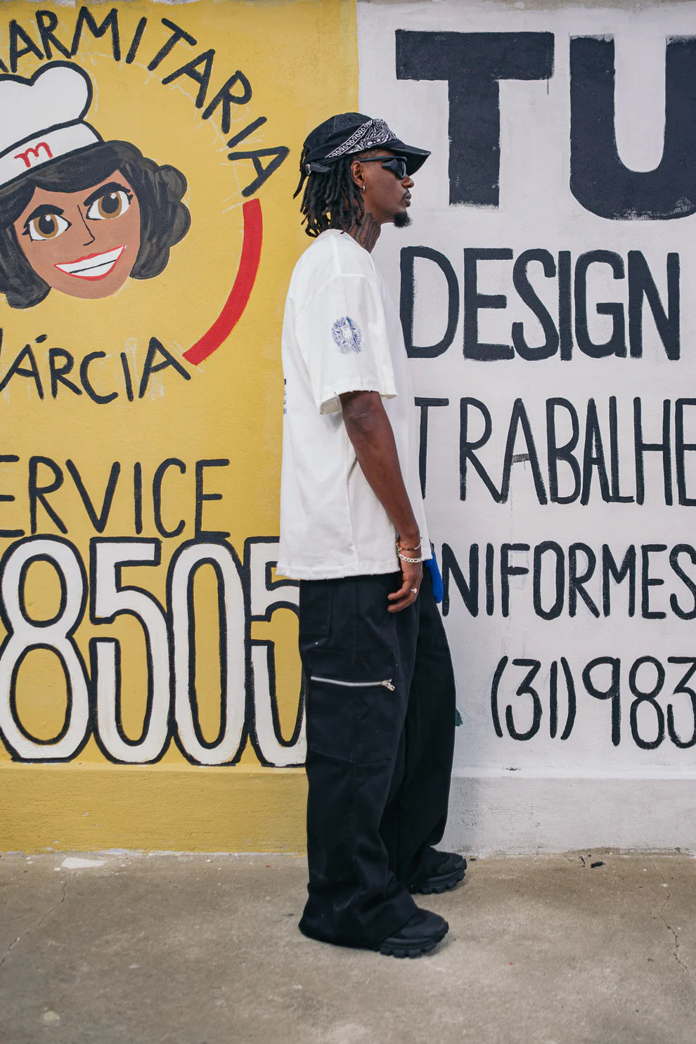 Camiseta Tunnel Oversized CLT Branca