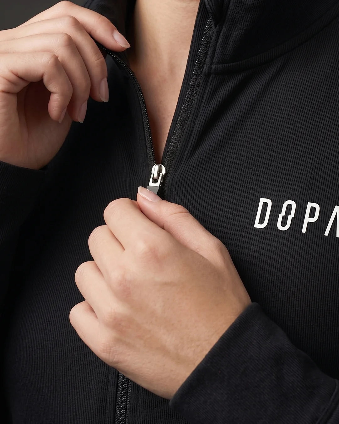 Jaqueta Dopa Zip Feminina Preta