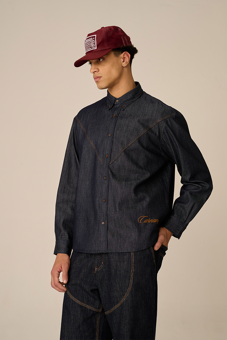 Camisa Carnan Raw Denim