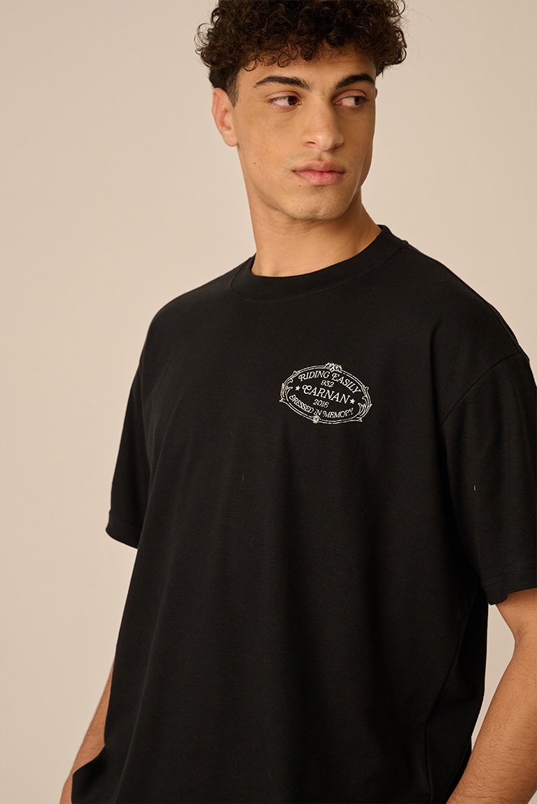 Camiseta Carnan  Home Crest Preta