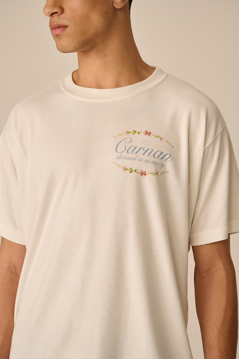 Camiseta Carnan Porcelain Plate Off White