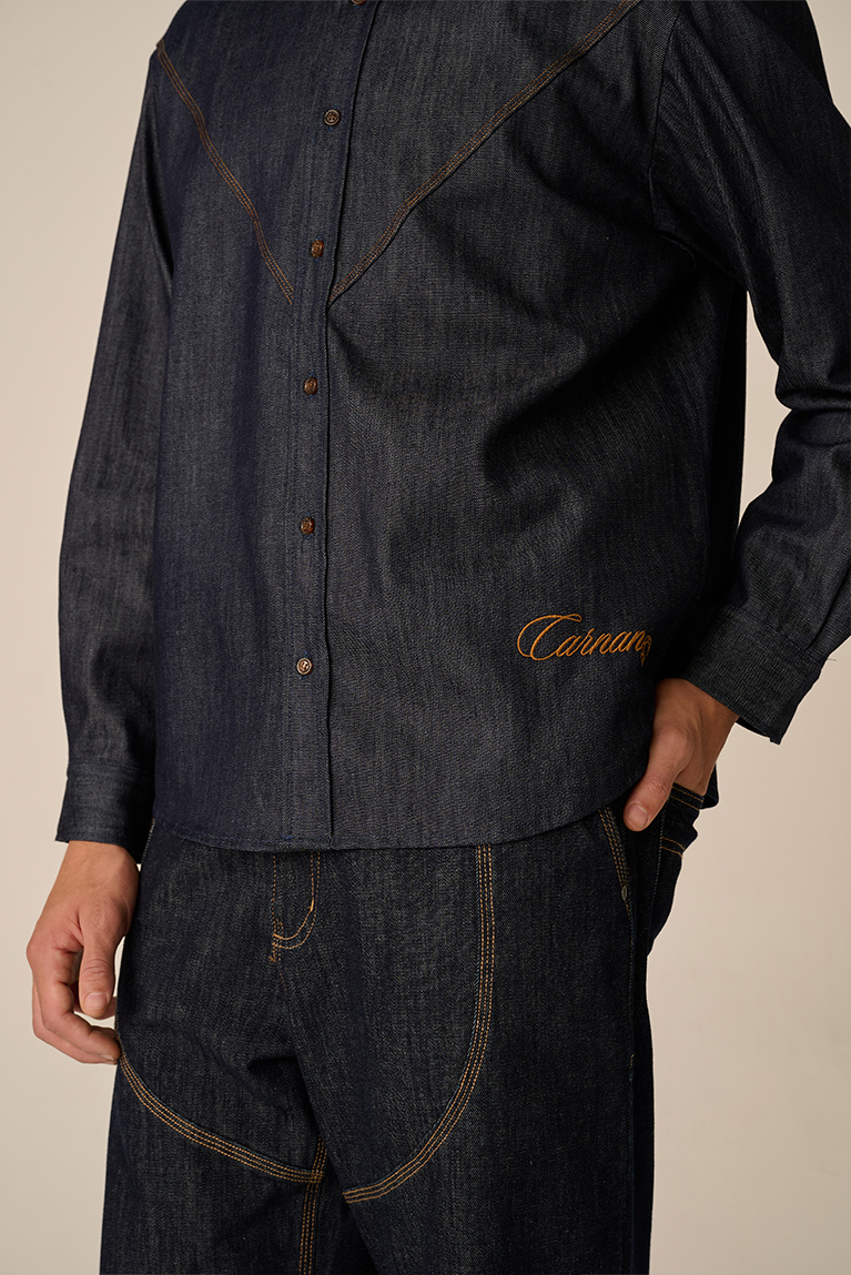 Camisa Carnan Raw Denim