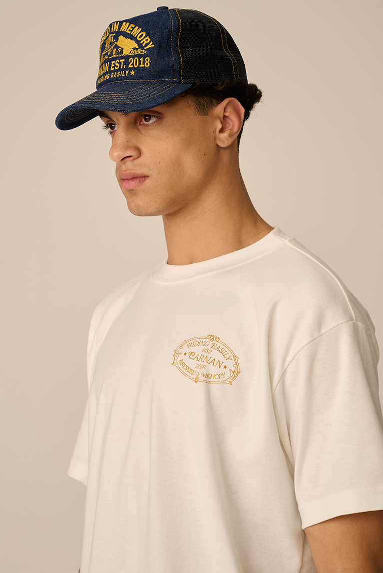 Camiseta Carnan  Home Crest Off White