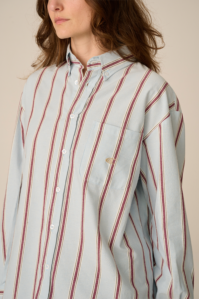 Camisa Carnan Listrada Bordô