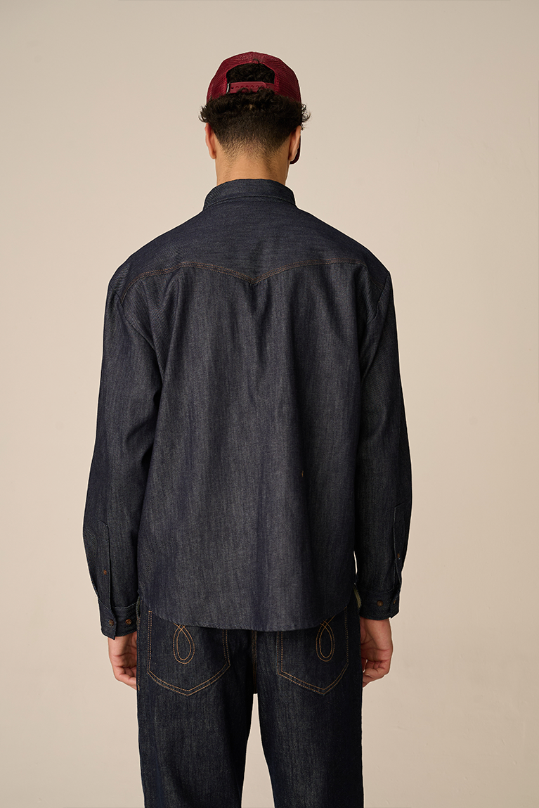 Camisa Carnan Raw Denim