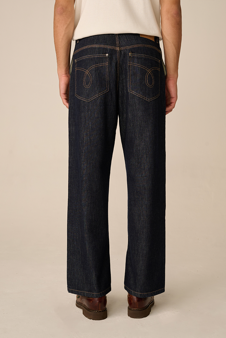 Calça Carnan Double Knee Raw Denim