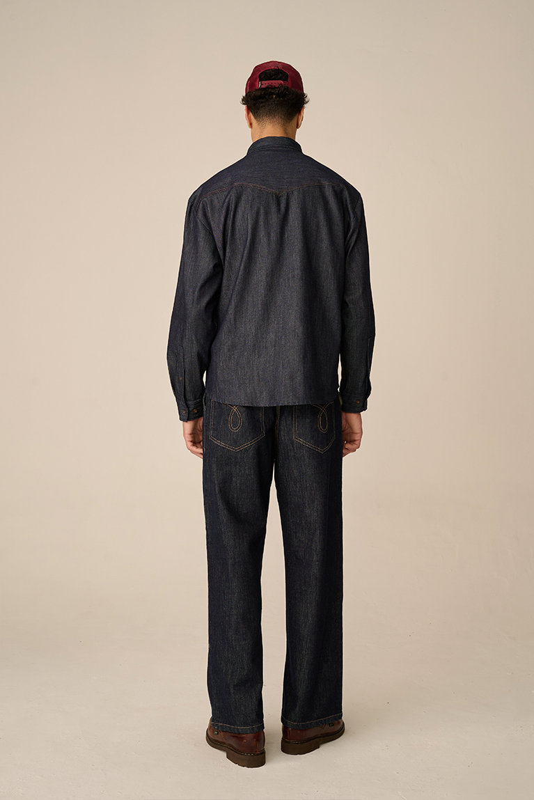 Camisa Carnan Raw Denim