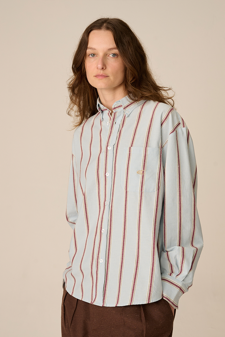Camisa Carnan Listrada Bordô