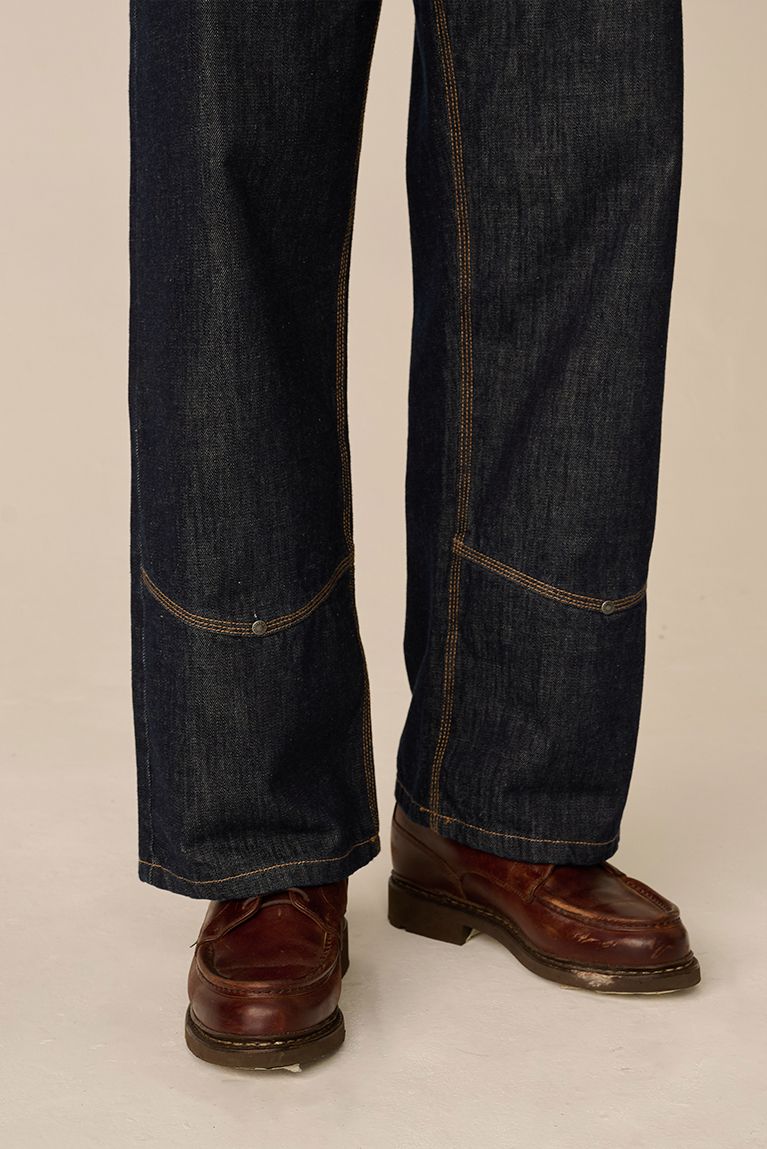 Calça Carnan Double Knee Raw Denim