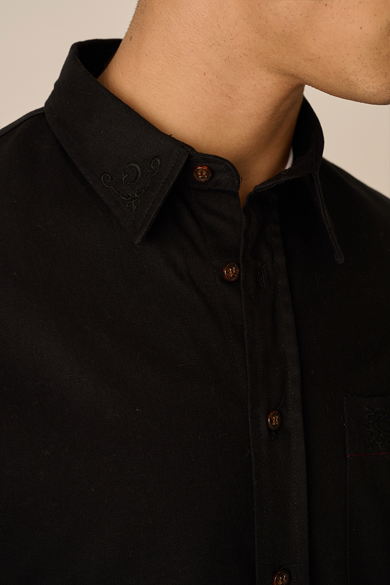 Camisa Carnan Short Sleeve Preta
